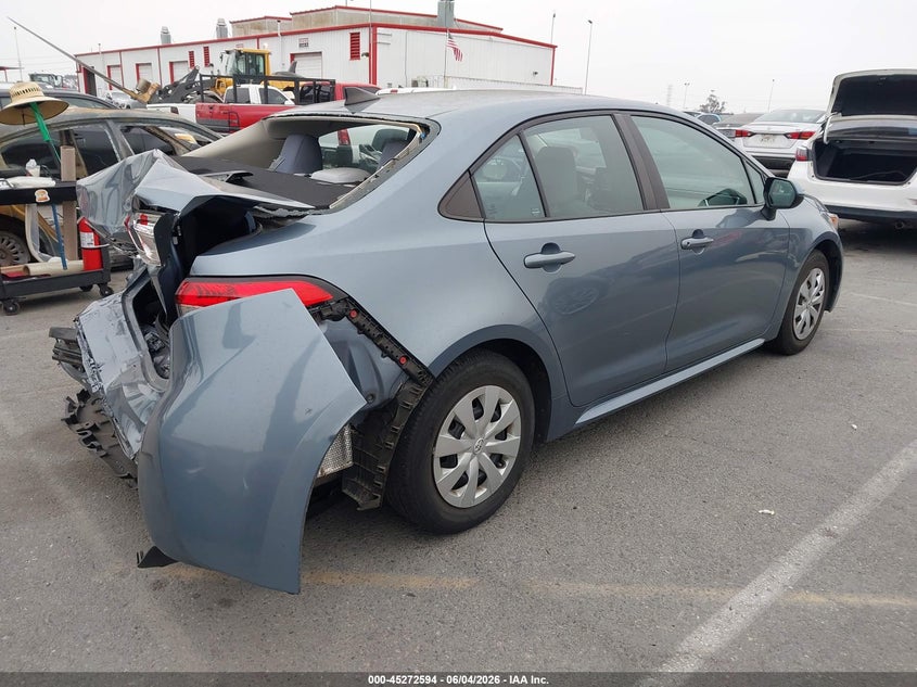 2022 Toyota Corolla VIN 5YFDPMAE9NP325872 IAAI salvage auction — REAR END, Salvage Title, sold $4,800 on 2026-07-09 (photo 4)