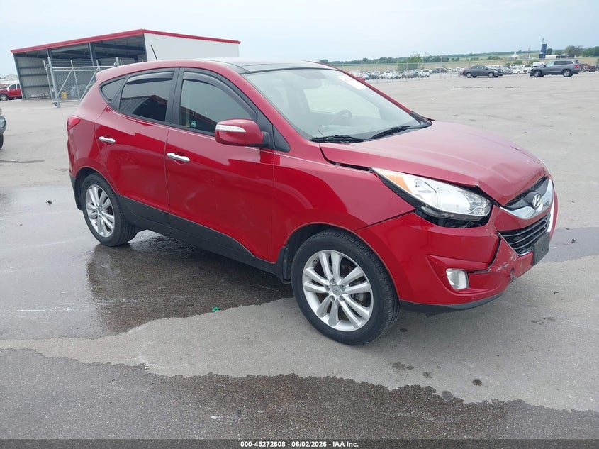 2011 Hyundai Tucson VIN KM8JU3AC2BU242721 IAAI salvage auction — FRONT END, Certificate Of Title (Nebraska), sold $1,700 on 2026-07-09 (photo 1)
