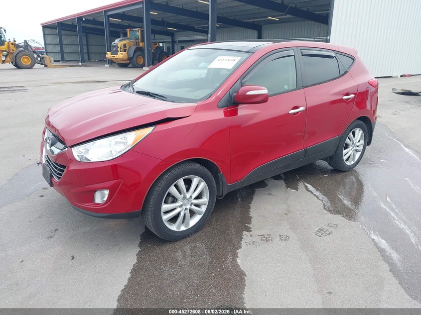 2011 Hyundai Tucson VIN KM8JU3AC2BU242721 IAAI salvage auction — FRONT END, Certificate Of Title (Nebraska), sold $1,700 on 2026-07-09 (photo 2)