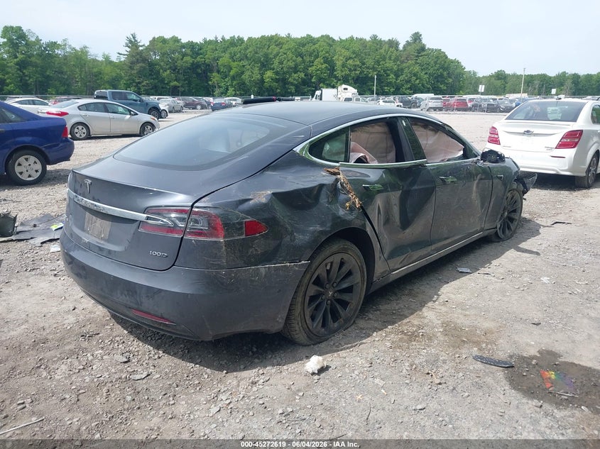 2019 Tesla Model s VIN 5YJSA1E26KF308915 IAAI salvage auction — RIGHT SIDE, Salvage Title, sold $4,500 on 2026-07-14 (photo 4)