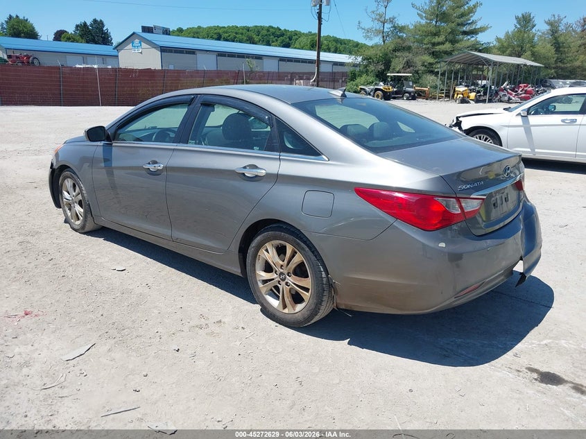 2013 Hyundai Sonata VIN 5NPEC4AC5DH610790 IAAI salvage auction — FRONT & REAR, Salvage Title, sold $800 on 2026-07-08 (photo 3)