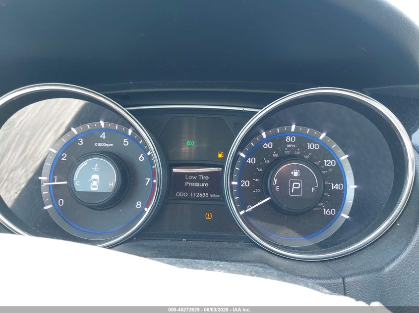 2013 Hyundai Sonata VIN 5NPEC4AC5DH610790 IAAI salvage auction — FRONT & REAR, Salvage Title, sold $800 on 2026-07-08 (photo 7)