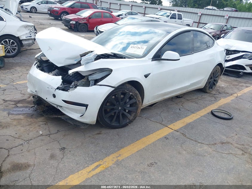 2019 Tesla Model 3 VIN 5YJ3E1EA6KF474240 IAAI salvage auction — FRONT END, Salvage Title, sold $3,300 on 2026-07-23 (photo 2)