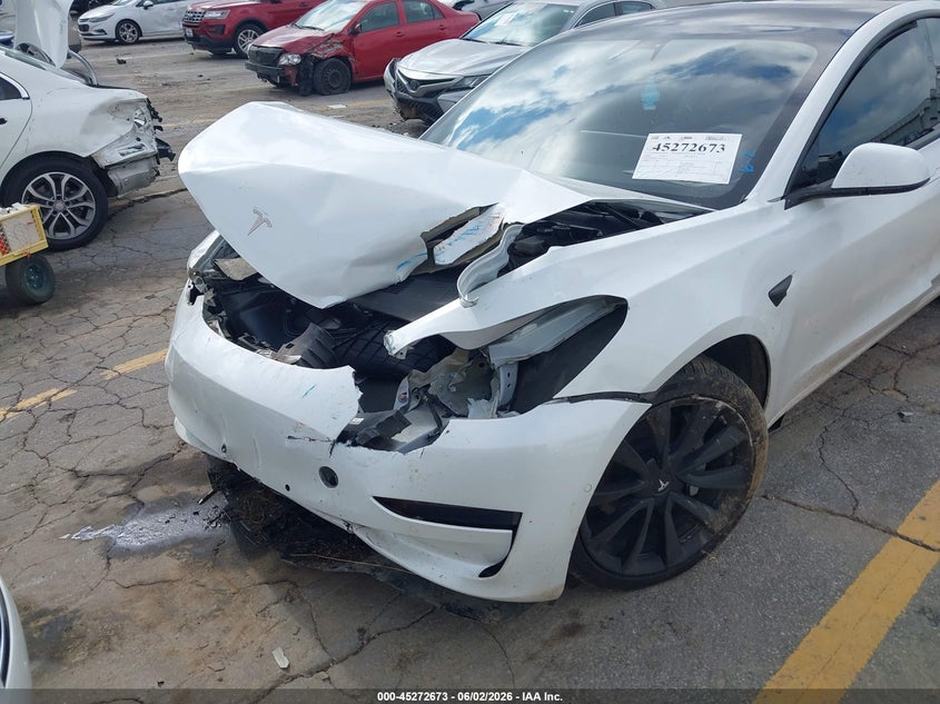 2019 Tesla Model 3 VIN 5YJ3E1EA6KF474240 IAAI salvage auction — FRONT END, Salvage Title, sold $3,300 on 2026-07-23 (photo 6)