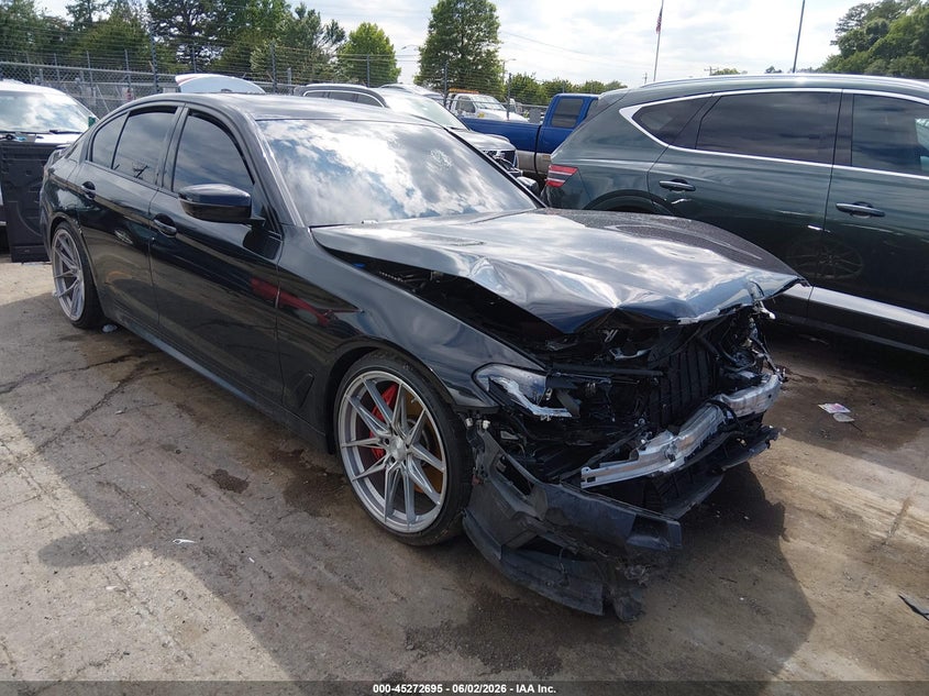 2021 BMW 5er VIN WBA53BJ01MCG87176 — IAAI salvage auction photo