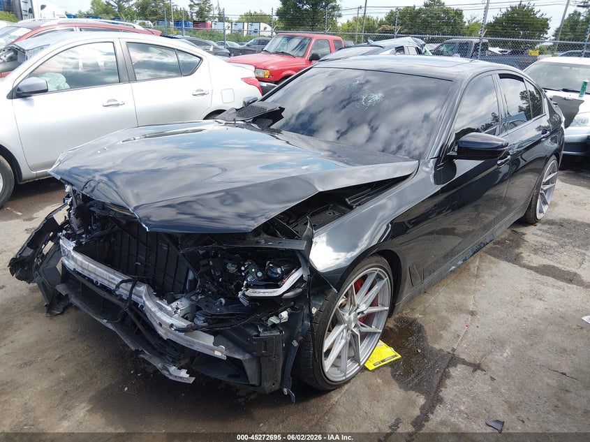 2021 BMW 5er VIN WBA53BJ01MCG87176 IAAI salvage auction — FRONT END, Salvage Title, sold $12,600 on 2026-07-29 (photo 2)