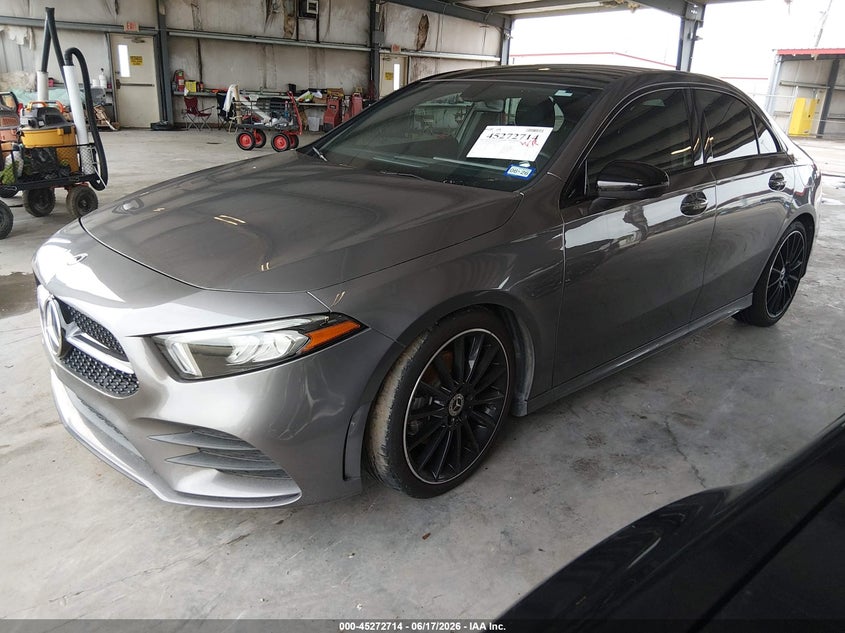 2022 Mercedes-benz A-klasse VIN W1K3G4EB0NJ365800 IAAI salvage auction — UNDERCARRIAGE, Original (Texas), sold $7,500 on 2026-07-28 (photo 2)