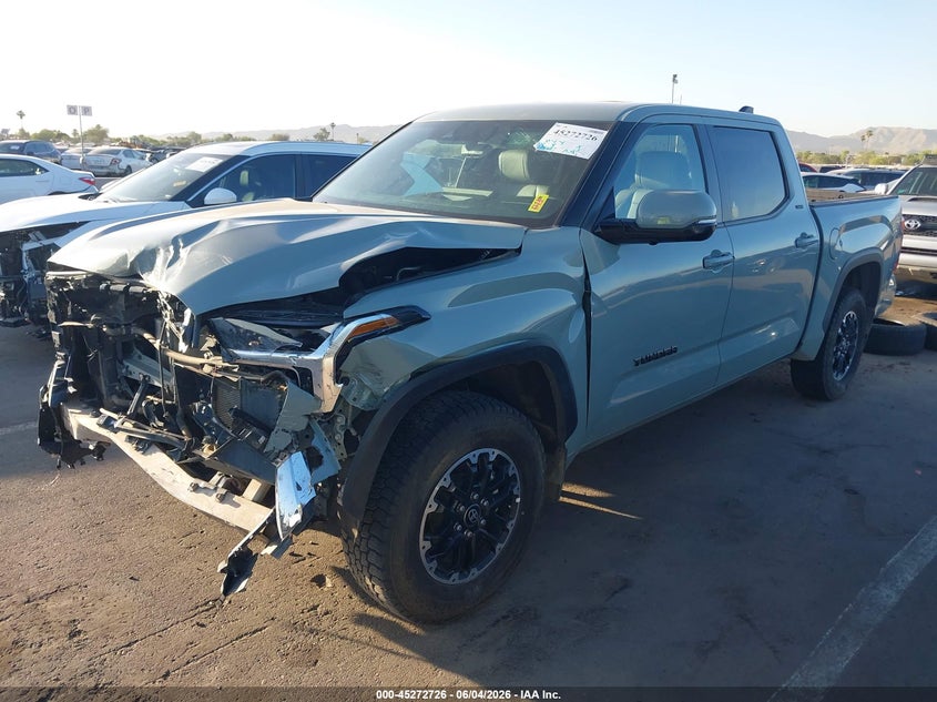 2025 Toyota Tundra VIN 5TFLA5DB1SX262736 IAAI salvage auction — FRONT END, Salvage Title, sold $17,450 on 2026-07-21 (photo 2)