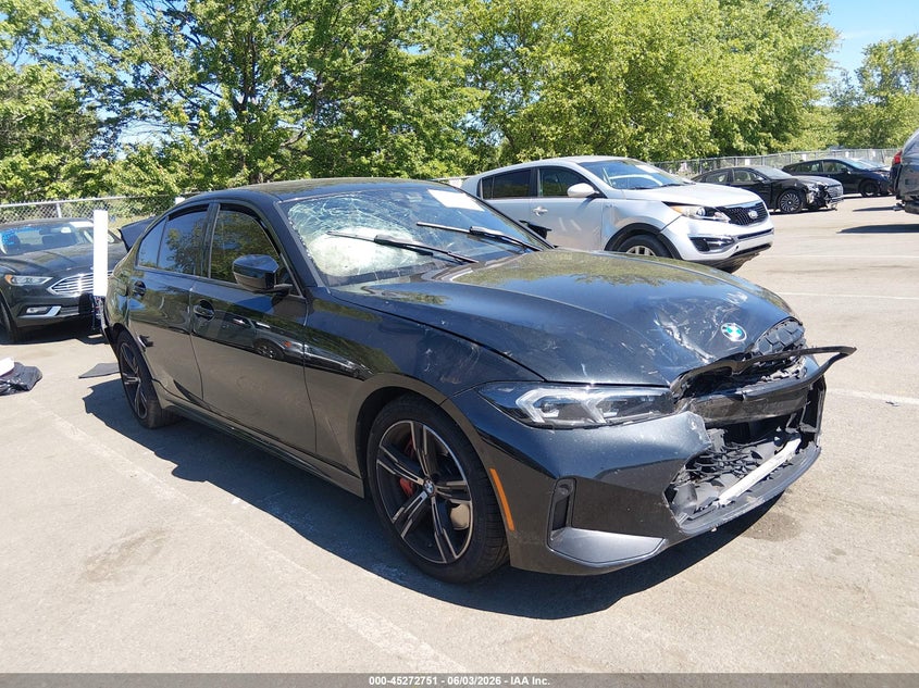 2024 BMW 3er VIN 3MW49FF02R8D95283 IAAI salvage auction — FRONT & REAR, Salvage Title, sold $7,800 on 2026-07-27 (photo 1)