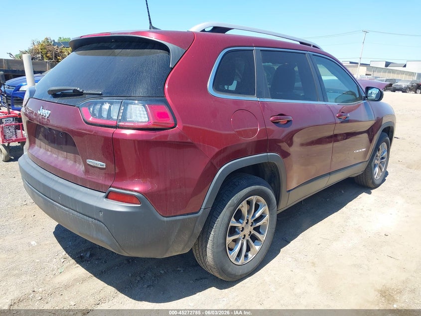2020 Jeep Cherokee VIN 1C4PJMLB0LD623289 IAAI salvage auction — FRONT END, Salvage Title, sold $3,650 on 2026-07-11 (photo 4)