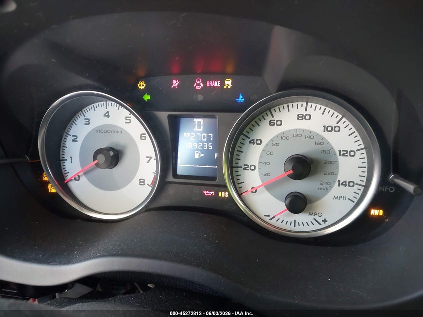 2012 Subaru Impreza VIN JF1GPAH68CH229174 IAAI salvage auction — FRONT END, Salvage Title, sold $450 on 2026-07-09 (photo 7)