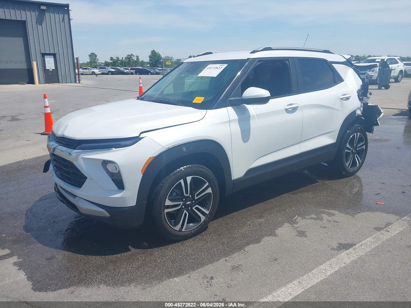 2024 Chevrolet Trailblazer VIN KL79MRSL2RB051845 IAAI salvage auction — FRONT & REAR, Salvage (Indiana), sold $2,725 on 2026-07-17 (photo 2)