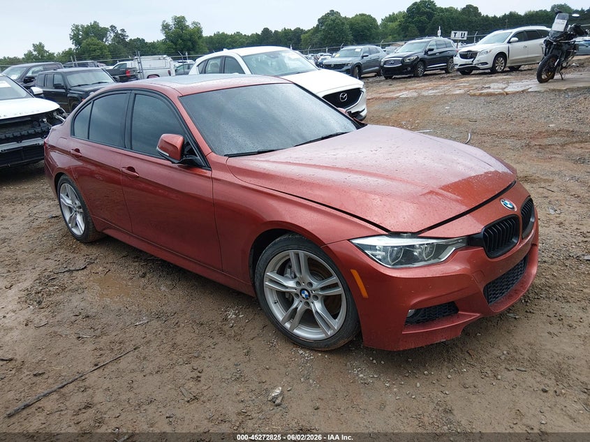 2018 BMW 3er VIN WBA8B9G50JNU98351 IAAI salvage auction — LEFT FRONT, Salvage Title, sold $5,200 on 2026-07-27 (photo 1)