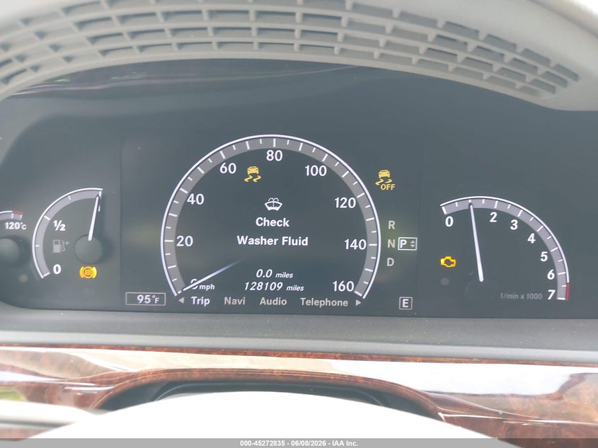2013 Mercedes-benz S-klasse VIN WDDNG7DB6DA513734 IAAI salvage auction — FRONT END, Original (Texas), sold $3,650 on 2026-08-16 (photo 7)