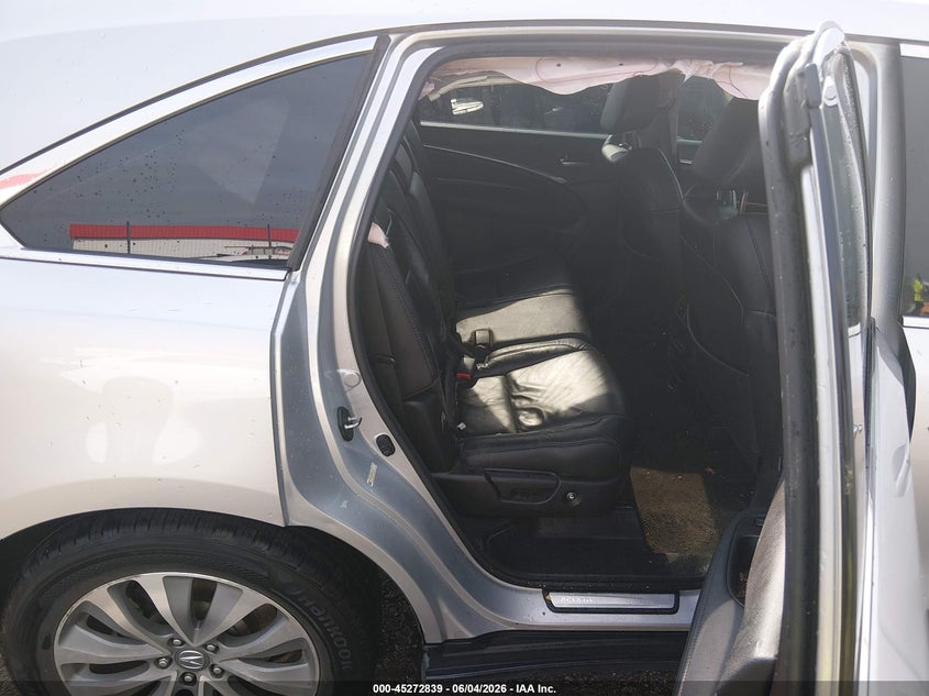 2015 Acura Mdx VIN 5FRYD4H40FB015533 IAAI salvage auction — SIDE, Wait Title, sold $825 on 2026-10-17 (photo 8)