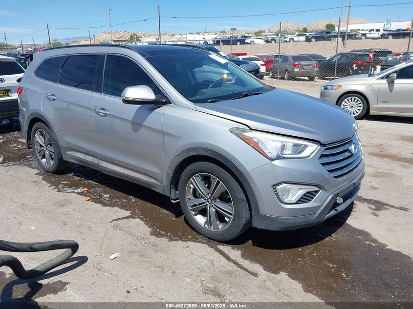 2014 Hyundai Santa fe VIN KM8SRDHF3EU054404 IAAI salvage auction — THEFT, Salvage (New Mexico), sold $2,150 on 2026-07-29 (photo 1)