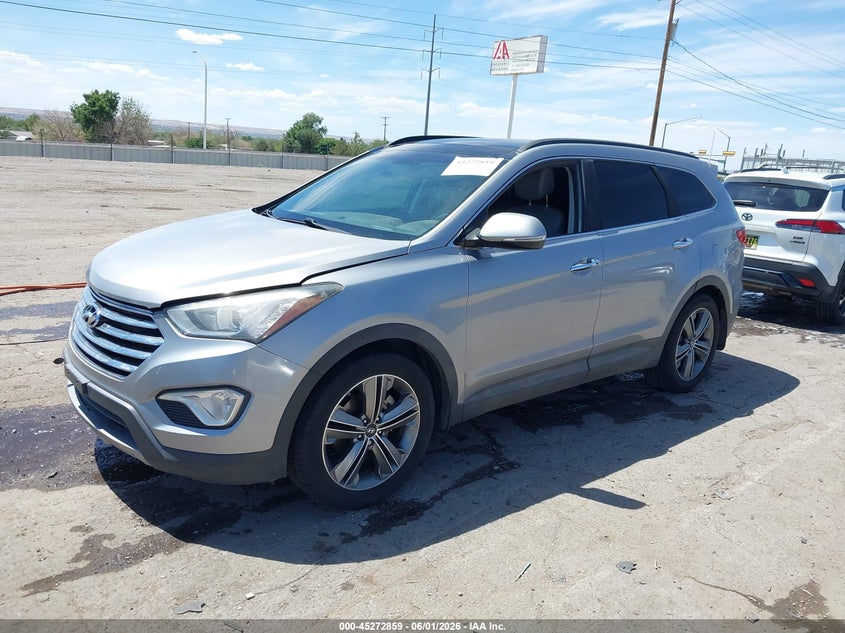 2014 Hyundai Santa fe VIN KM8SRDHF3EU054404 IAAI salvage auction — THEFT, Salvage (New Mexico), sold $2,150 on 2026-07-29 (photo 2)