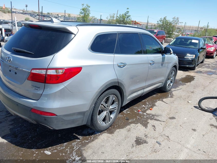 2014 Hyundai Santa fe VIN KM8SRDHF3EU054404 IAAI salvage auction — THEFT, Salvage (New Mexico), sold $2,150 on 2026-07-29 (photo 4)
