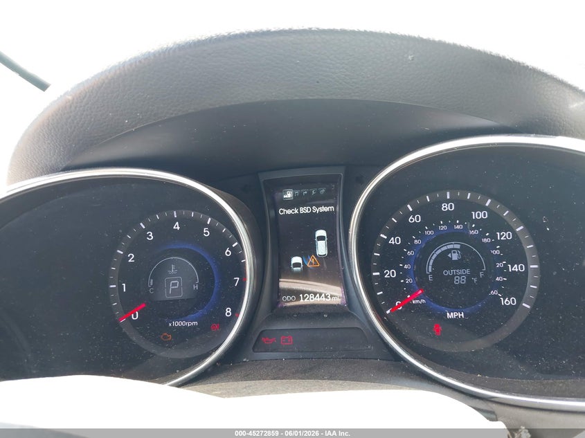 2014 Hyundai Santa fe VIN KM8SRDHF3EU054404 IAAI salvage auction — THEFT, Salvage (New Mexico), sold $2,150 on 2026-07-29 (photo 7)
