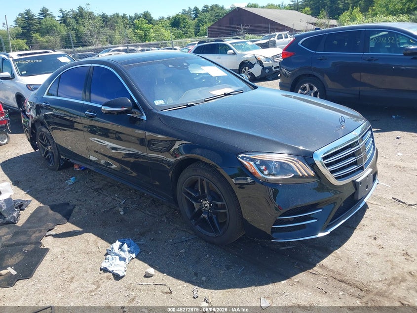 2018 Mercedes-benz S-klasse VIN WDDUG8GB3JA400221 IAAI salvage auction — REAR END, Salvage Title, sold $18,400 on 2026-07-09 (photo 1)
