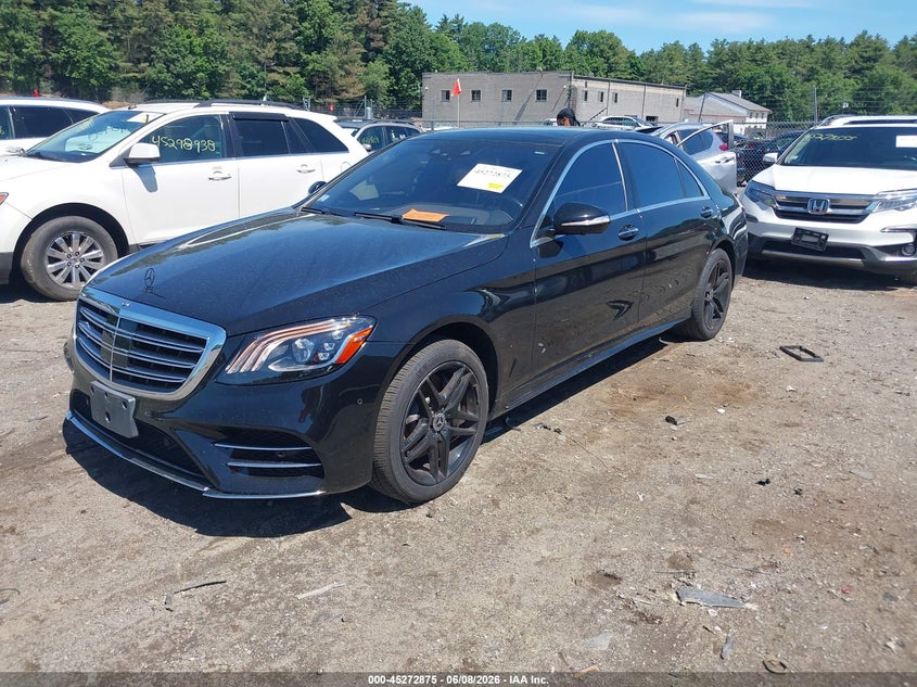 2018 Mercedes-benz S-klasse VIN WDDUG8GB3JA400221 IAAI salvage auction — REAR END, Salvage Title, sold $18,400 on 2026-07-09 (photo 2)