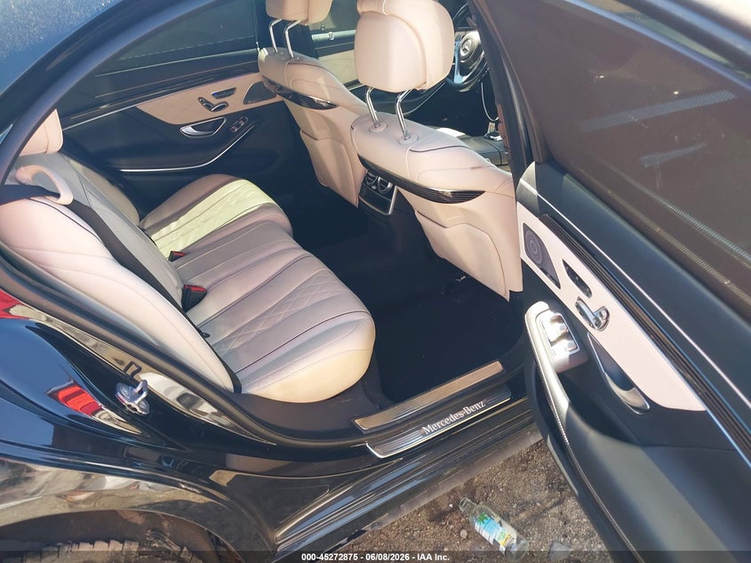 2018 Mercedes-benz S-klasse VIN WDDUG8GB3JA400221 IAAI salvage auction — REAR END, Salvage Title, sold $18,400 on 2026-07-09 (photo 8)