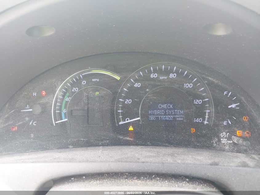 2011 Toyota Camry hybrid VIN 4T1BB3EK8BU130825 IAAI salvage auction — FRONT END, Salvage (Texas), sold $1,200 on 2026-07-09 (photo 7)
