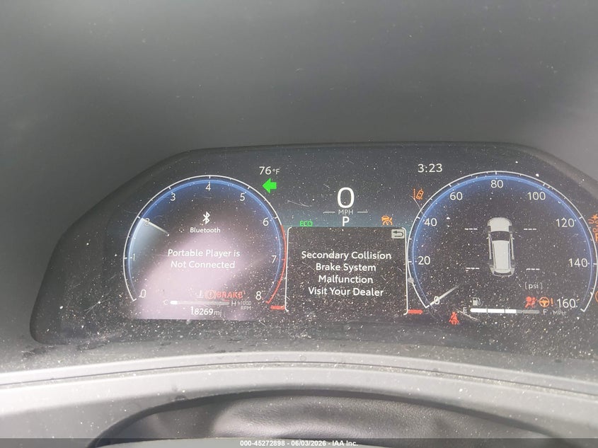 2025 Toyota Highlander VIN 5TDAAAA50SS033937 IAAI salvage auction — FRONT END, Salvage Title, sold $16,600 on 2026-07-08 (photo 7)
