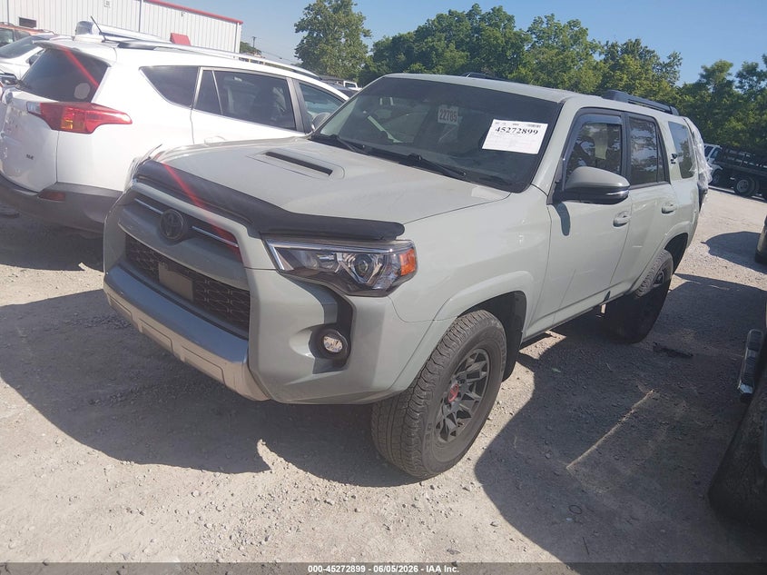 2022 Toyota 4runner VIN JTERU5JR0N5993754 IAAI salvage auction — REAR END, Salvage Title, sold $23,950 on 2026-07-06 (photo 2)