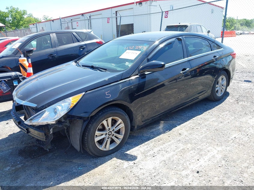 2013 Hyundai Sonata VIN 5NPEB4ACXDH615941 IAAI salvage auction — RIGHT FRONT, Salvage Title, sold $275 on 2026-07-06 (photo 2)