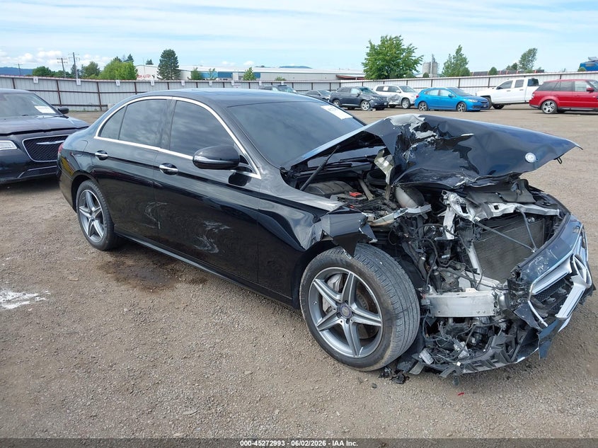 2017 Mercedes-benz E-klasse VIN WDDZF4KB0HA034267 IAAI salvage auction — FRONT END, Salvage Title, sold $3,875 on 2026-07-07 (photo 1)