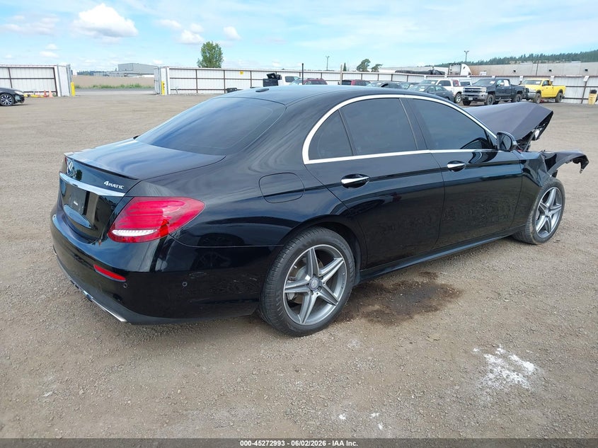 2017 Mercedes-benz E-klasse VIN WDDZF4KB0HA034267 IAAI salvage auction — FRONT END, Salvage Title, sold $3,875 on 2026-07-07 (photo 4)
