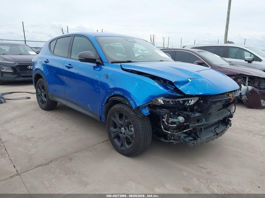 2024 Dodge Hornet VIN ZACNDFAN4R3A42919 IAAI salvage auction — FRONT END, Original (Texas), sold $6,325 on 2026-08-04 (photo 1)