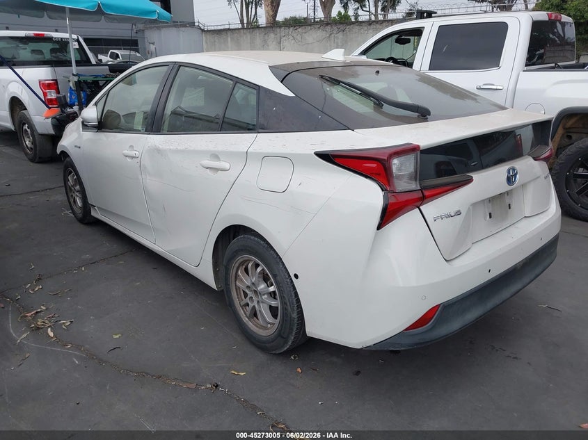 2019 Toyota Prius VIN JTDKARFU9K3076922 IAAI salvage auction — FRONT END, Salvage Title, sold $5,125 on 2026-07-22 (photo 3)
