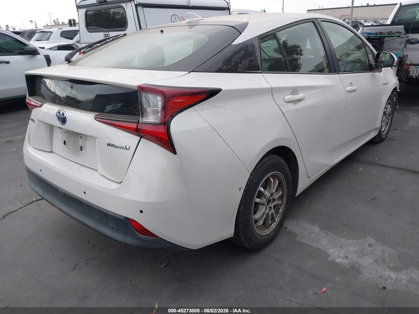 2019 Toyota Prius VIN JTDKARFU9K3076922 IAAI salvage auction — FRONT END, Salvage Title, sold $5,125 on 2026-07-22 (photo 4)