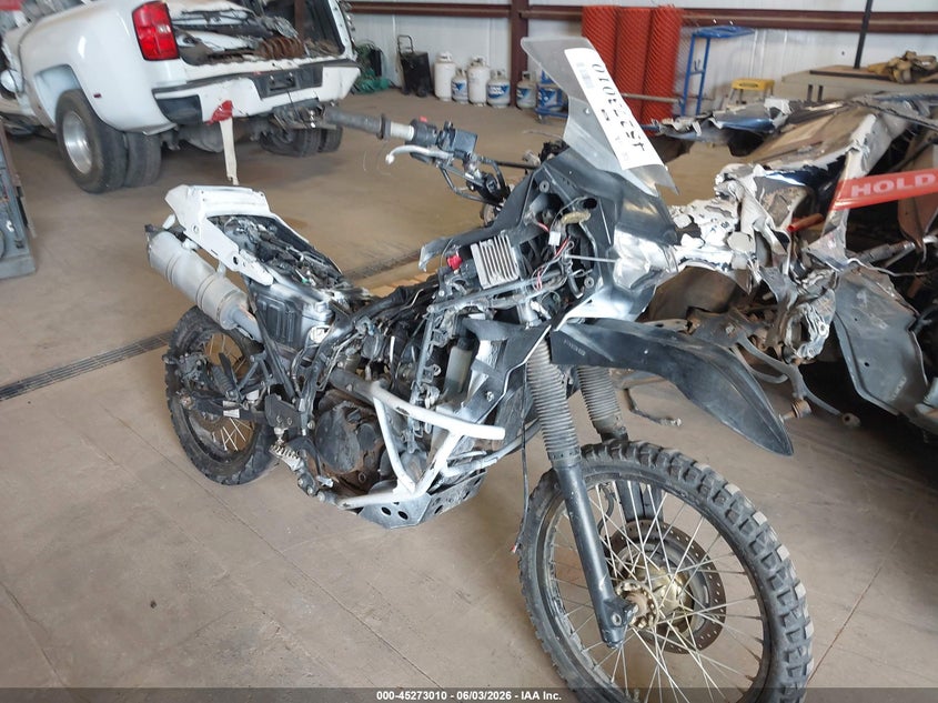 2022 Kawasaki Klr 650 VIN ML5KLEF11NDA06674 IAAI salvage auction — UNKNOWN, Salvage Title, sold $100 on 2026-07-15 (photo 1)
