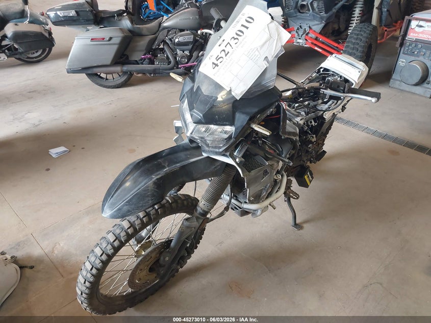 2022 Kawasaki Klr 650 VIN ML5KLEF11NDA06674 IAAI salvage auction — UNKNOWN, Salvage Title, sold $100 on 2026-07-15 (photo 2)