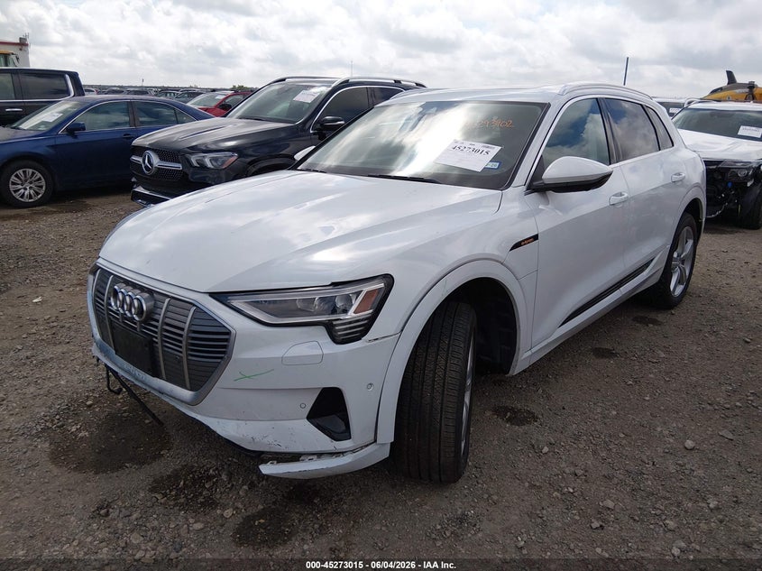 2019 Audi E-tron VIN WA1LAAGE8KB024050 IAAI salvage auction — FRONT END, Salvage Title, sold $10,200 on 2026-08-27 (photo 2)