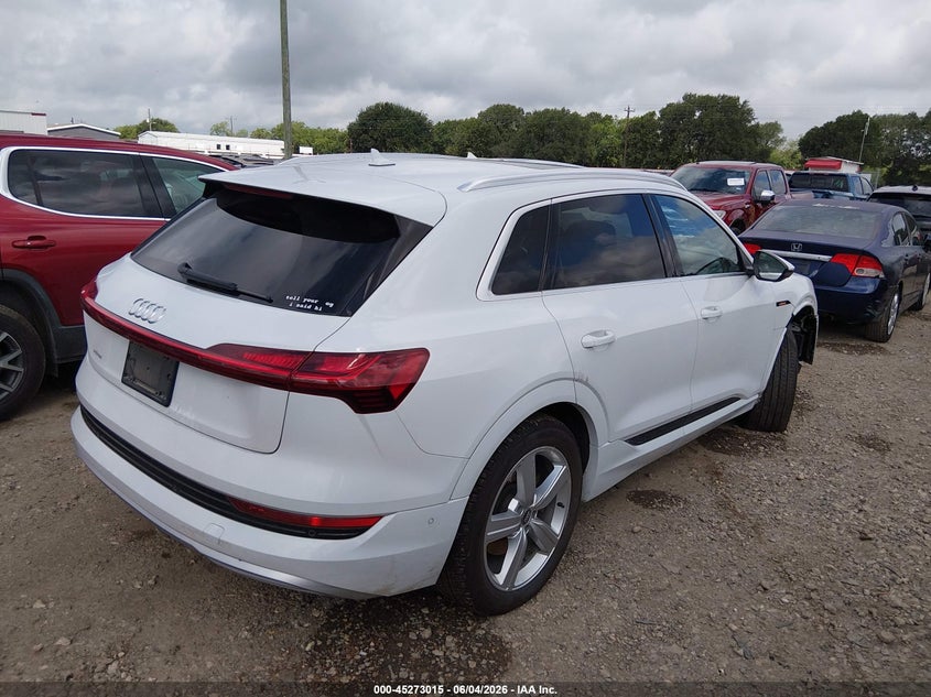 2019 Audi E-tron VIN WA1LAAGE8KB024050 IAAI salvage auction — FRONT END, Salvage Title, sold $10,200 on 2026-08-27 (photo 4)