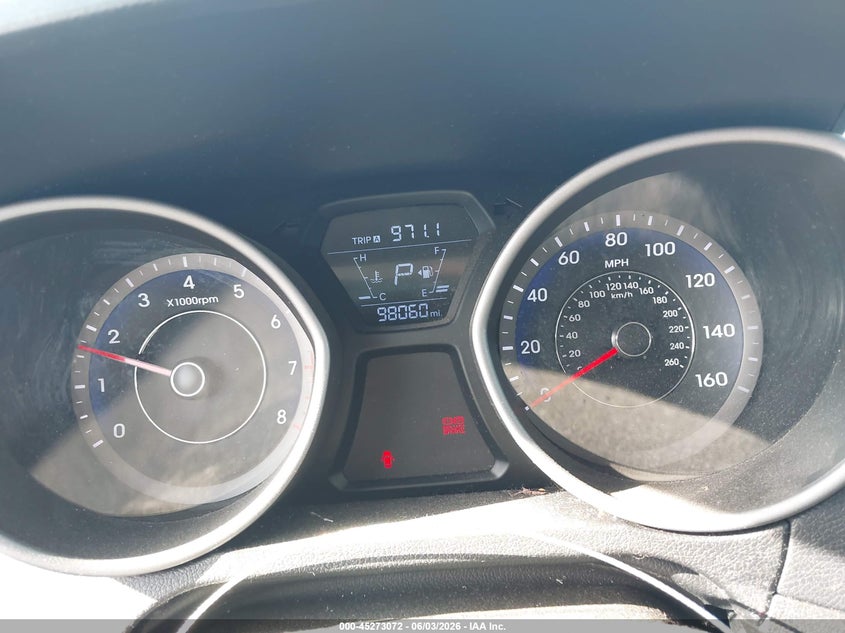 2015 Hyundai Elantra VIN KMHDH4AE1FU446666 IAAI salvage auction — SIDE, Salvage Title, sold $25 on 2026-07-29 (photo 7)