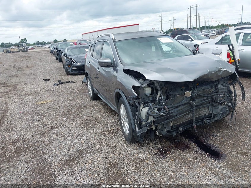 2017 Nissan Rogue VIN KNMAT2MT3HP534365 IAAI salvage auction — FRONT END, Salvage Title, sold $475 on 2026-07-29 (photo 1)