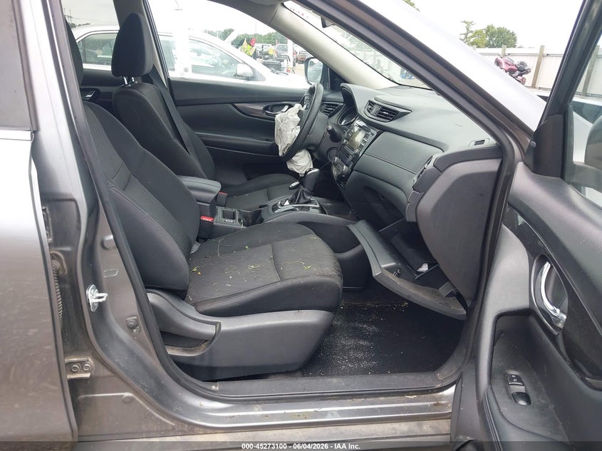 2017 Nissan Rogue VIN KNMAT2MT3HP534365 IAAI salvage auction — FRONT END, Salvage Title, sold $475 on 2026-07-29 (photo 5)