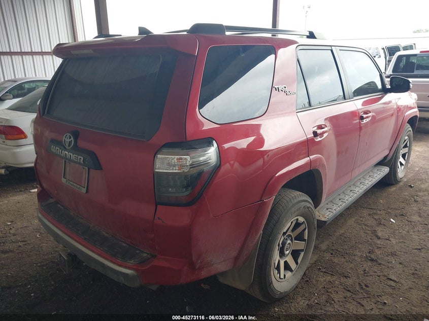 2020 Toyota 4runner VIN JTEBU5JR4L5816896 IAAI salvage auction — LEFT FRONT, Salvage Title, sold $10,900 on 2026-07-20 (photo 4)