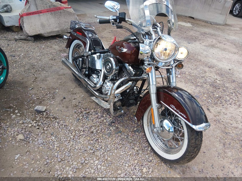 2011 Harley-davidson Flstn VIN 1HD1JD51XBB017291 IAAI salvage auction — FRONT END, Clear (Wisconsin), sold $2,650 on 2026-07-07 (photo 1)