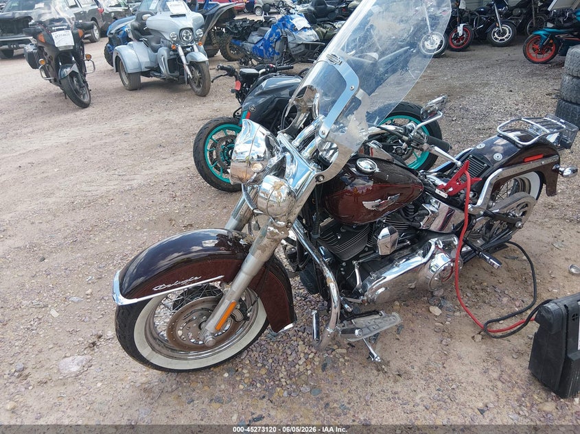 2011 Harley-davidson Flstn VIN 1HD1JD51XBB017291 IAAI salvage auction — FRONT END, Clear (Wisconsin), sold $2,650 on 2026-07-07 (photo 2)