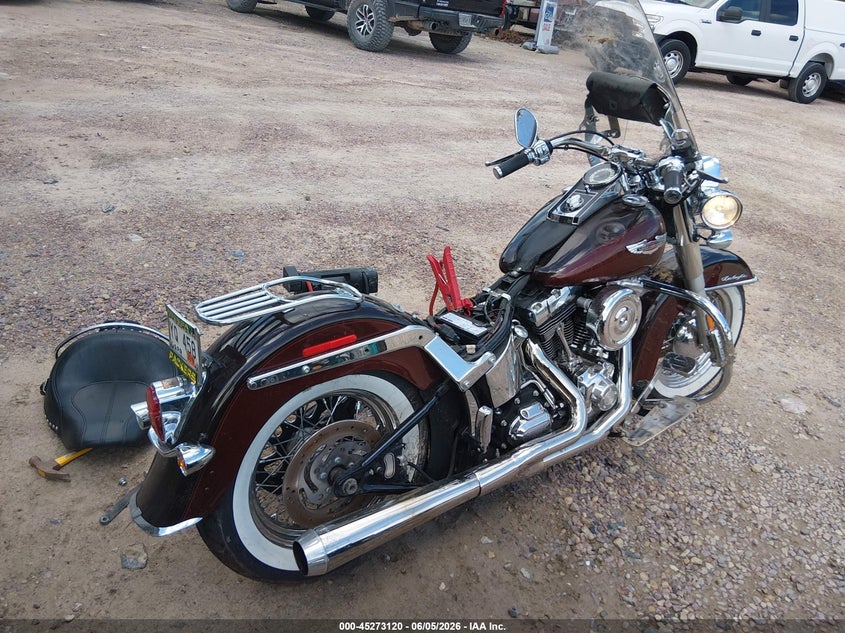 2011 Harley-davidson Flstn VIN 1HD1JD51XBB017291 IAAI salvage auction — FRONT END, Clear (Wisconsin), sold $2,650 on 2026-07-07 (photo 4)