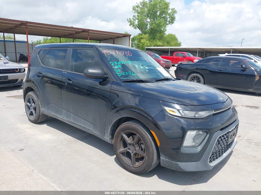 2021 Kia Soul VIN KNDJ22AUXM7139030 IAAI salvage auction — REAR END, Original (Texas), sold $3,500 on 2026-07-13 (photo 1)