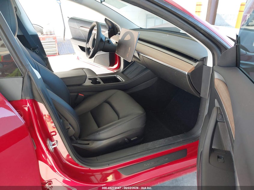 2022 Tesla Model 3 VIN 5YJ3E1EB3NF122990 IAAI salvage auction — FRONT & REAR, Salvage Title, sold $7,200 on 2026-07-09 (photo 5)