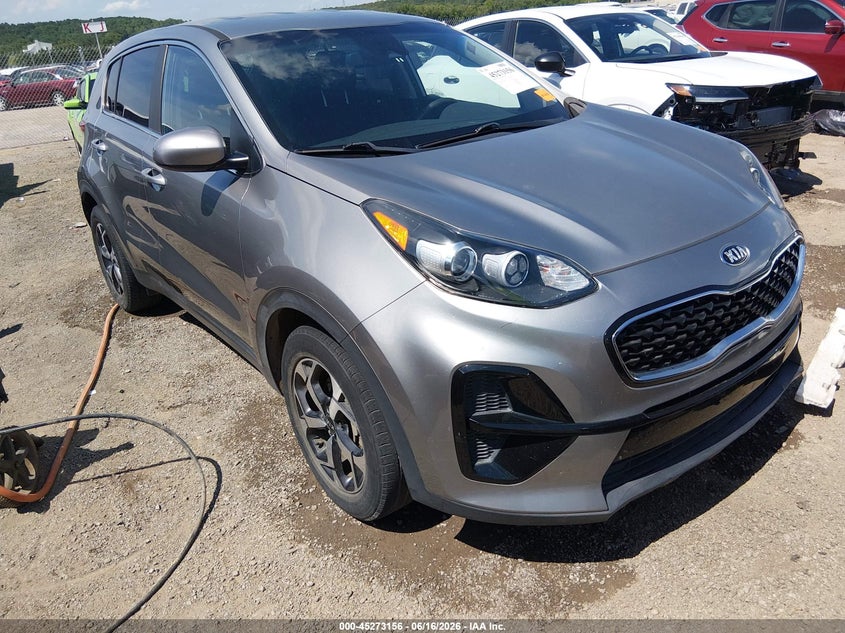2021 Kia Sportage VIN KNDPM3AC1M7869023 IAAI salvage auction — HAIL, Clear (Oklahoma), sold $4,950 on 2026-08-01 (photo 1)