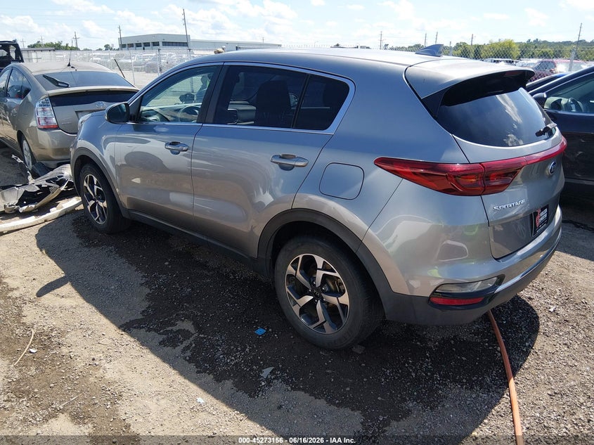 2021 Kia Sportage VIN KNDPM3AC1M7869023 IAAI salvage auction — HAIL, Clear (Oklahoma), sold $4,950 on 2026-08-01 (photo 3)